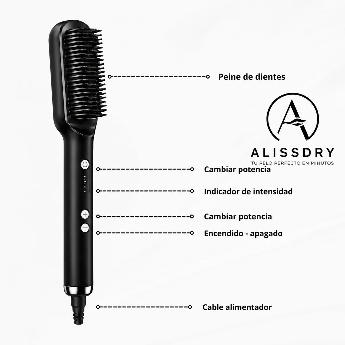 AlissDry | Cepillo Inteligente 3 en 1