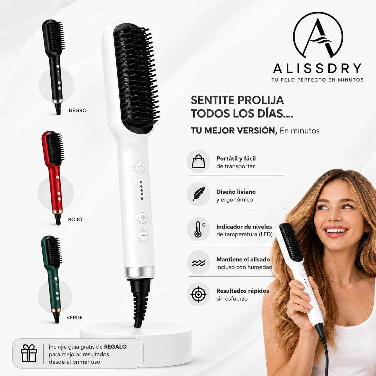 AlissDry | Cepillo Inteligente 3 en 1