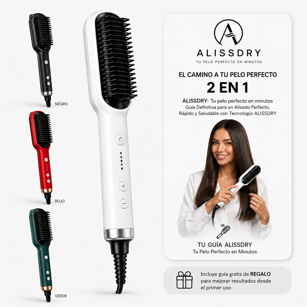 AlissDry | Cepillo Inteligente 3 en 1